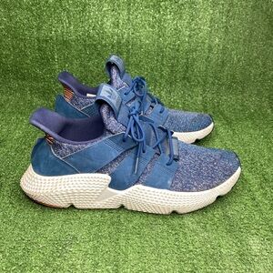 ADIDAS Prophere Teal White Athletic Knit Shoes Size Men's 12 Excellent Cond